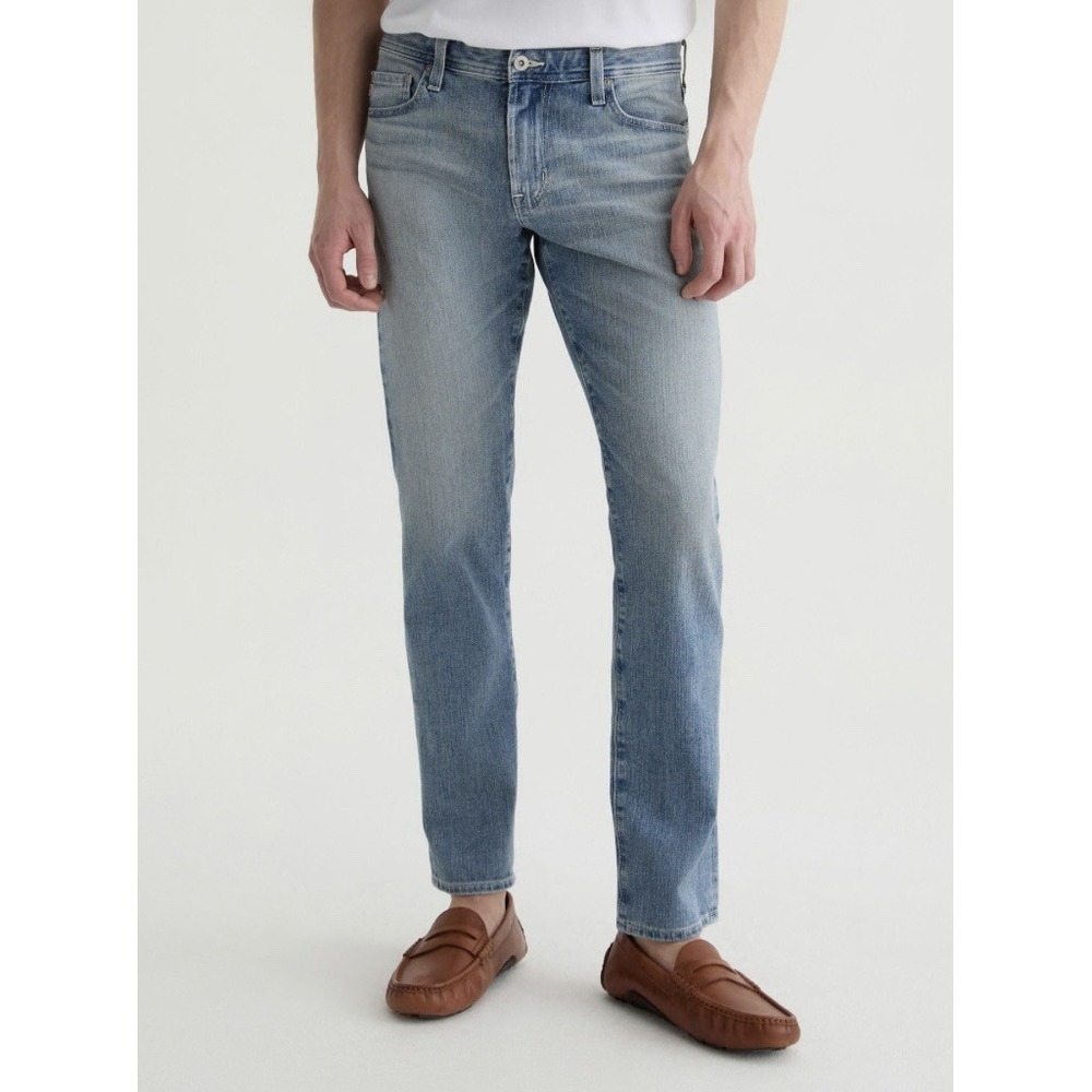 AG Adriano Goldschmied Denim‎ 360 Mens 30x34 Jeans Light Straight Low Rise
